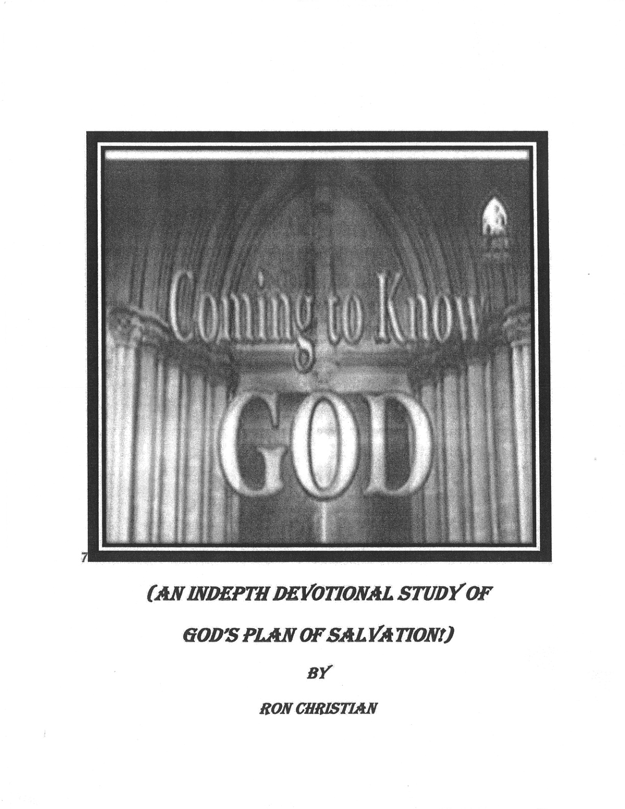 Cover of Coming to Know God
