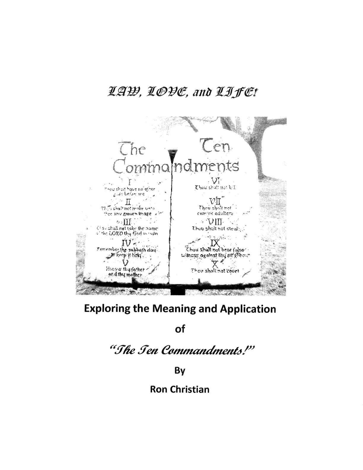 Cover of Law Love and Life